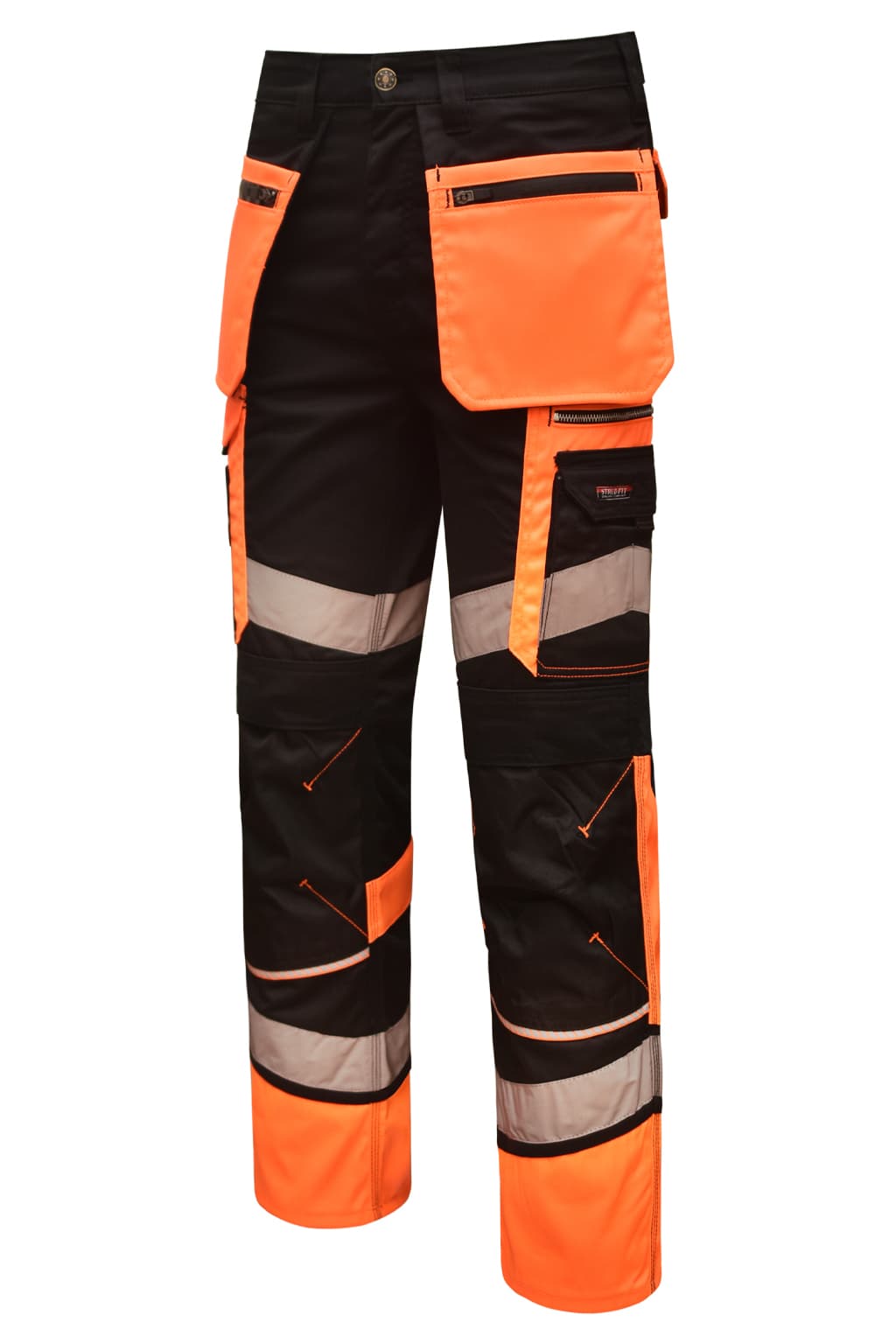 Close up of Tough Black Holster Tool Pockets on STRUD FIT Site Pants